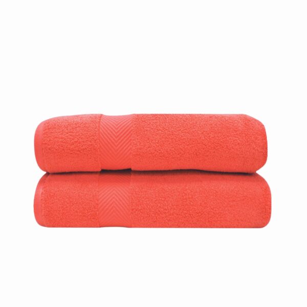 coral bath sheet