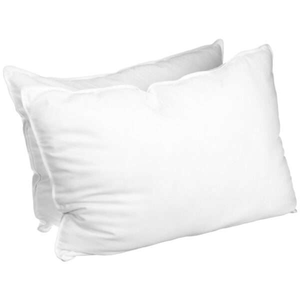 white pillow standard size