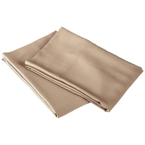 light brown pillowcase