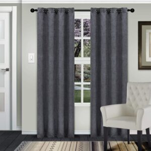 grey blackout curtains